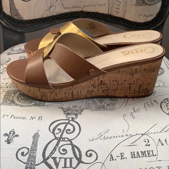 Circus Sam Edelman wedge cork sandals - Picture 2 of 7